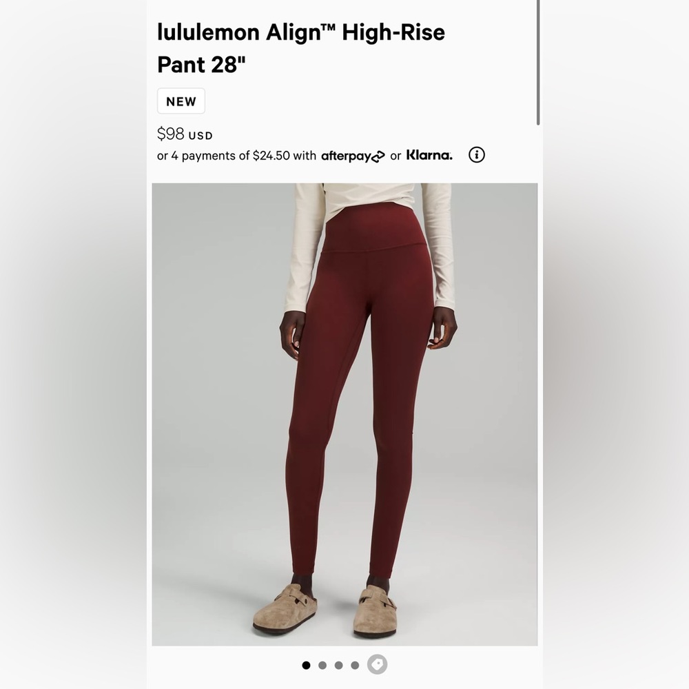 Lululemon Align Leggings 28”